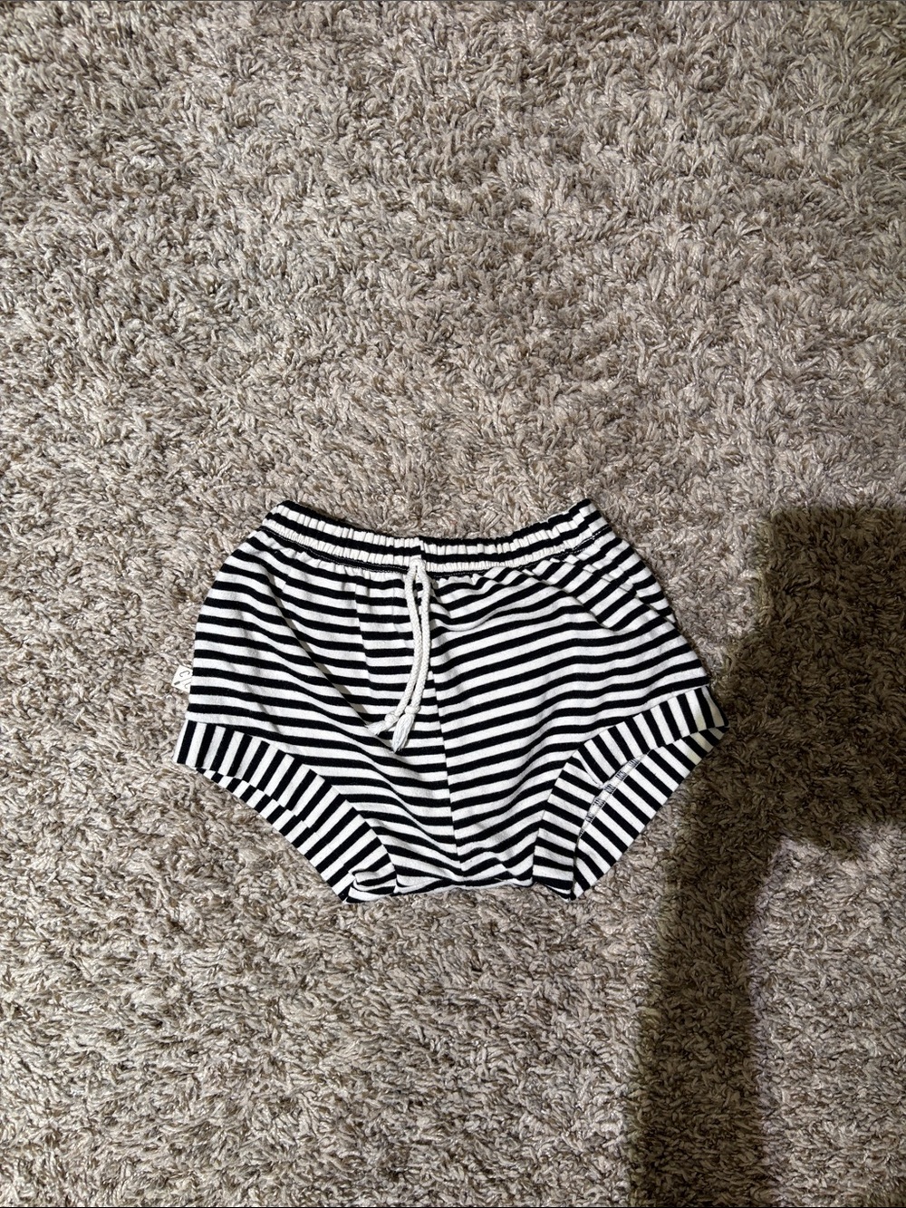 Childhoods black+white shorts.